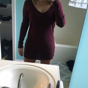 Maroon dress